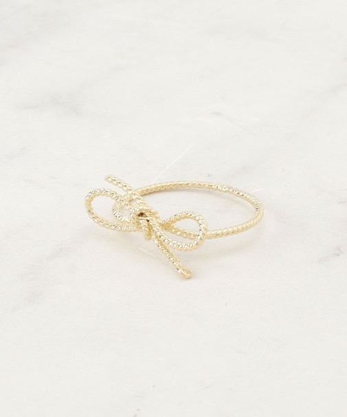 リボンモチーフデザインリング