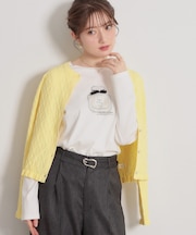 【綿100％・洗える】パリジェンヌ プリントTシャツ