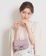 スエード調ミニショルダーバッグ