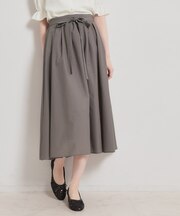 【洗える】パレットボイル 細リボン付きスカート