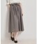 【洗える】パレットボイル 細リボン付きスカート