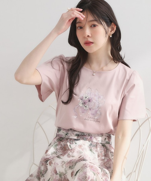 トウシューズプリントTシャツ