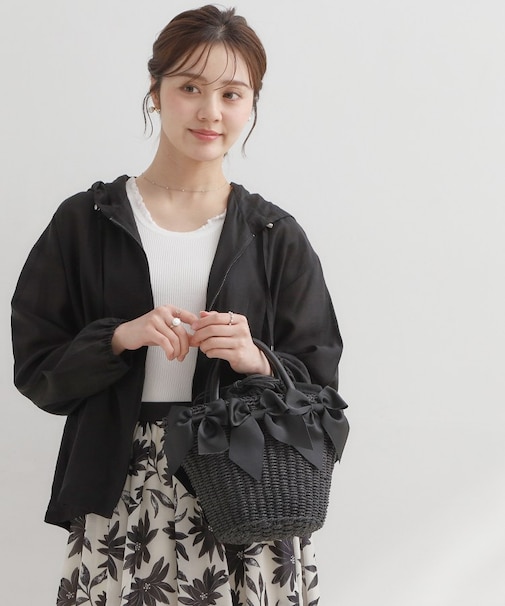 グログランリボンモチーフトート