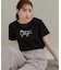 【接触冷感・UVカット・洗える】リボン ロゴTシャツ