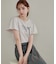 【接触冷感・UVカット・洗える】リボン ロゴTシャツ