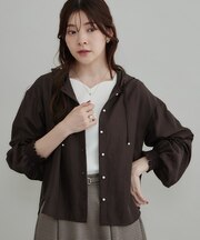 愛されシアーフーディーシャツ