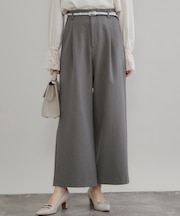 LANATECレースベルトパンツ