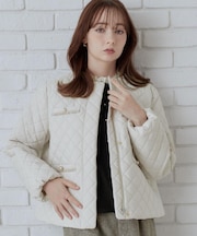 【撥水・防風加工・保温効果】ダイヤキルト ジャケット