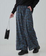 【あったか】裏フリース 柄アソートイージーパンツ