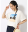 【洗える/プチプラ/綿100％】グラフィック半袖ゆるTシャツ