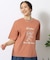 【洗える/プチプラ/綿100％】グラフィック半袖ゆるTシャツ
