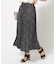 【無理せずキレイ】ロングシーズン活躍 サテンフレア ワイドスカーチョ