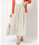 【無理せずキレイ】ロングシーズン活躍 サテンフレア ワイドスカーチョ