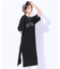 【洗える】大人のデイリーカジュアルに サイドスリットTシャツワンピース