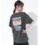 ラメ発泡ロゴ BIGTシャツ