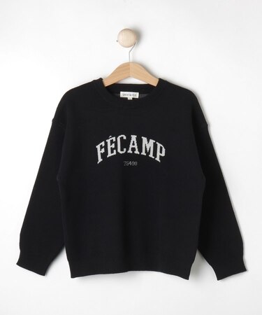 【110-140cm/男女兼用】スウェットライクロゴニット