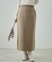 すっきりIライン ニットナロースカート