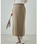すっきりIライン ニットナロースカート