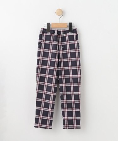 【110-140cm/男女兼用】裏シャギー総柄パンツ