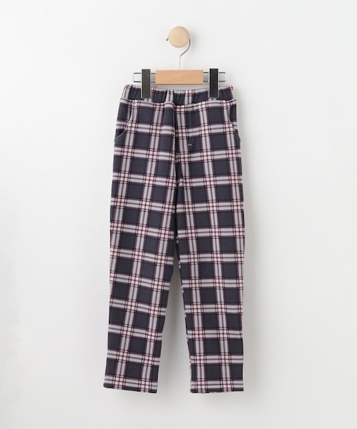 【110-140cm/男女兼用】裏シャギー総柄パンツ