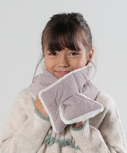 ハートキルトマフラー