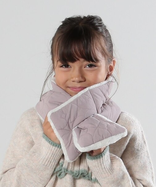 ハートキルトマフラー