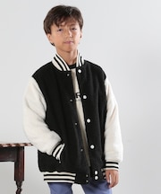 【110-140cm】カールボア配色スタジャン