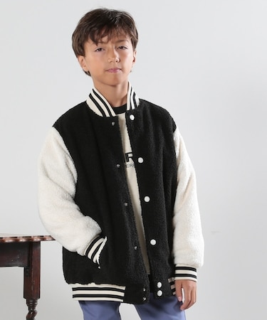 【110-140cm】カールボア配色スタジャン