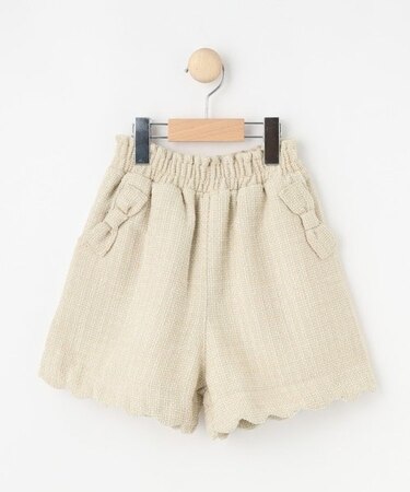 【100-140cm/プチセレ】ツイードショートパンツ