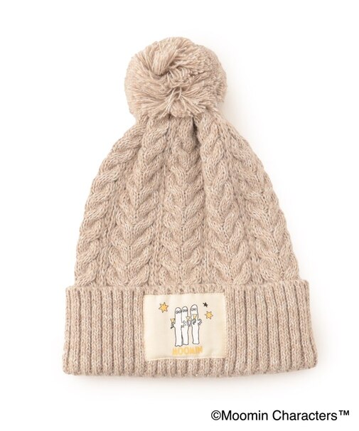 【MOOMIN】ポンポンニット帽