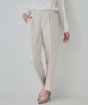 【SS-3L/洗える/通勤・セレモニーにも】しなやかな身のこなしが叶う ストレッチテーパードパンツ