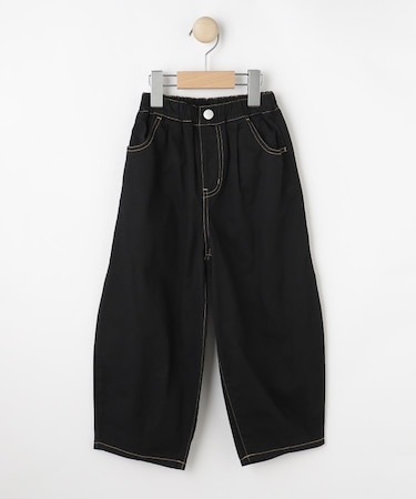 【100-150cm/洗える/男女兼用】穿くだけで旬な着こなしに アソートカーブパンツ