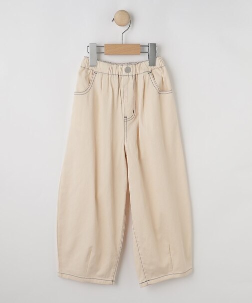 【100-150cm/洗える/男女兼用】穿くだけで旬な着こなしに アソートカーブパンツ