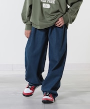 【100-150cm/洗える/男女兼用】穿くだけで旬な着こなしに アソートカーブパンツ