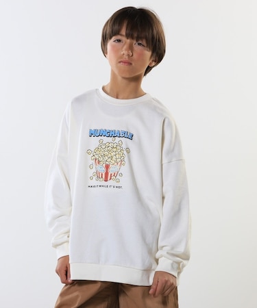 【130-150cm/洗える/兄妹リンク可】コーデの主役 アソートプリント オーバースウェット