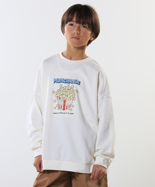 【130-150cm/洗える/兄妹リンク可】コーデの主役 アソートプリント オーバースウェット