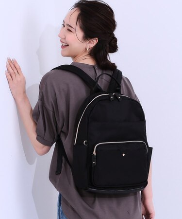 【撥水/背中ポケット】整理整頓できちゃうリュック
