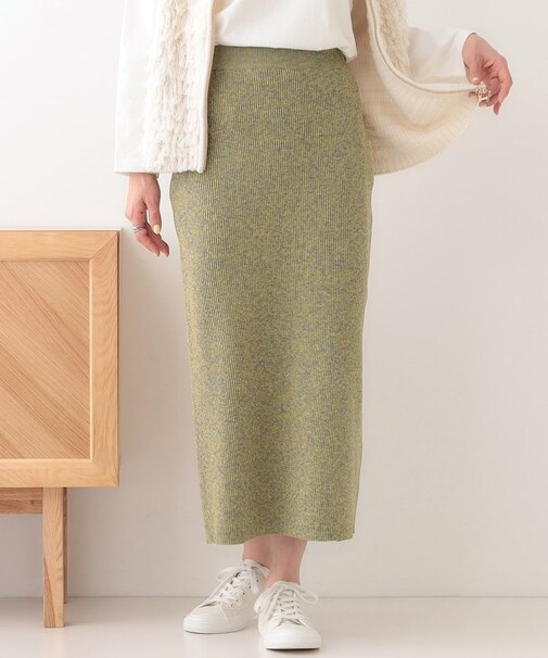 スポンディッシュMIXニットナロースカート