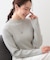 【洗える/S-LL】一枚でもインナーでも プチハイネック リブニット