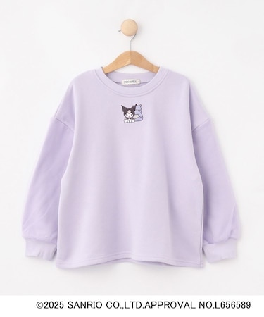 【サンリオキャラクターズ】袖チュール刺繍スウェット