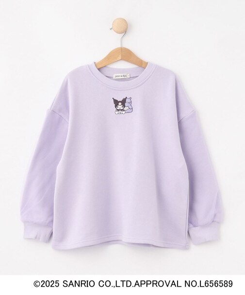 【サンリオキャラクターズ】袖チュール刺繍スウェット