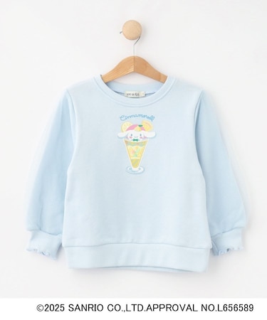 【サンリオキャラクターズ】袖チュールモチーフスウェット
