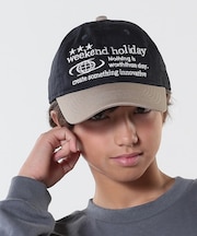 シーズンレスで使える バイカラーツイルキャップ