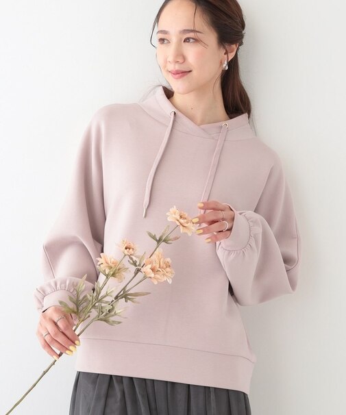 【S-LL】なめらかタッチ もちさら抜け襟トップス