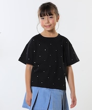 【100-150cm】キラキラワイドTシャツ