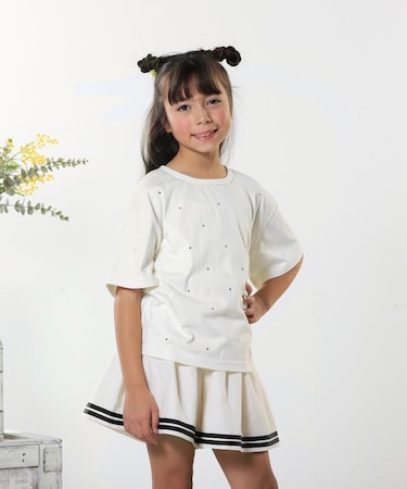 【100-150cm】キラキラワイドTシャツ