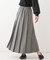 大人カジュアルに着られる ワイドプリーツスカート