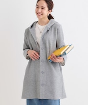 【S-LL】体型をカバーしながらスマートに魅せる ラインジャカードコーディガン