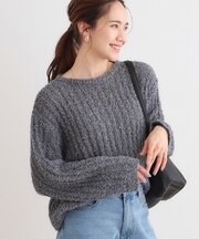 程よくエアリー テープヤーンニット
