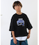 【100-150cm】アソートプリント裾レイヤード五分袖Tシャツ